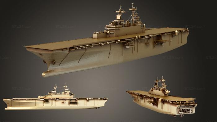 Vehicles (USS Wasp LHD 1, CARS_3806) 3D models for cnc